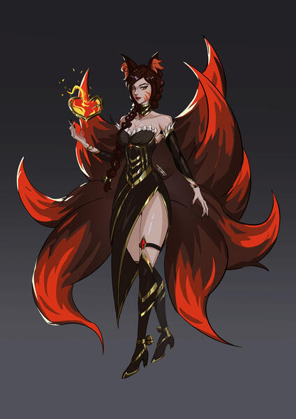 League of Legends High Noon - Ahri Fullbody